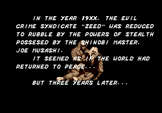 The Revenge of Shinobi screenshot 3 for Sega Mega Drive